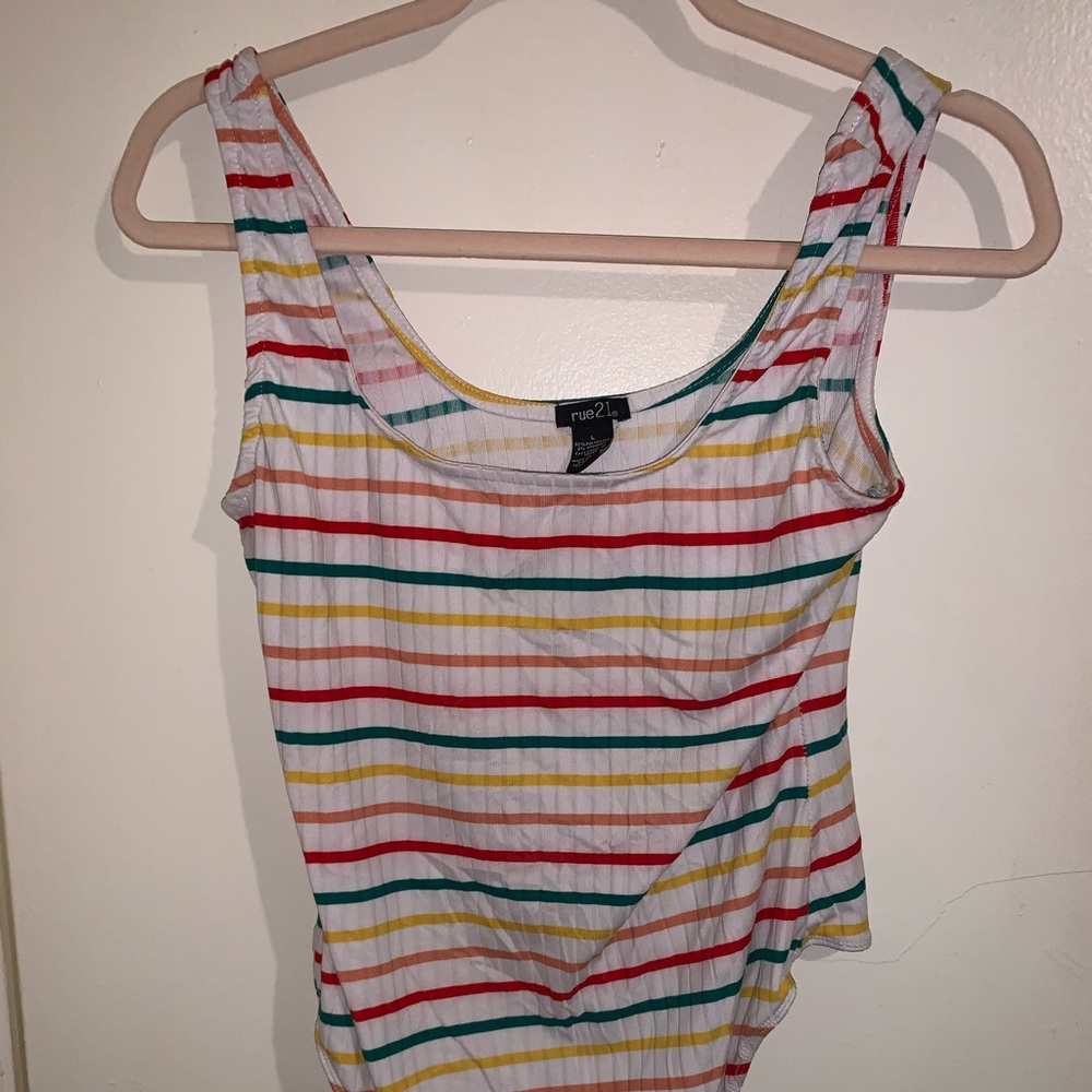Striped Body Suit